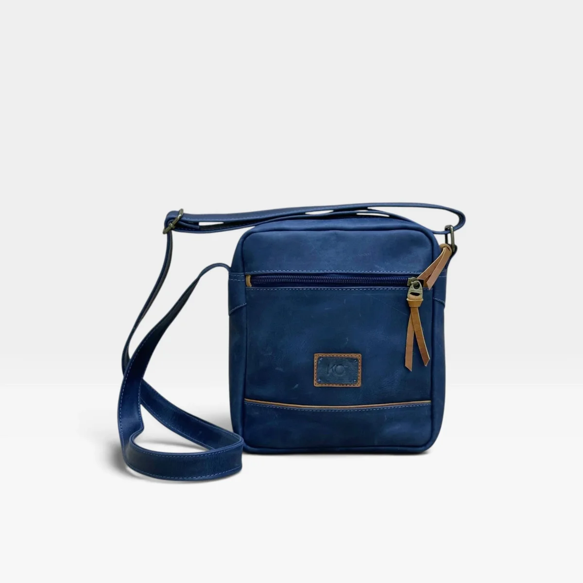 Bolso Manos Libres Cruzado en Cuero Genuino para Hombre — Diseño Minimalista - Imagen 7