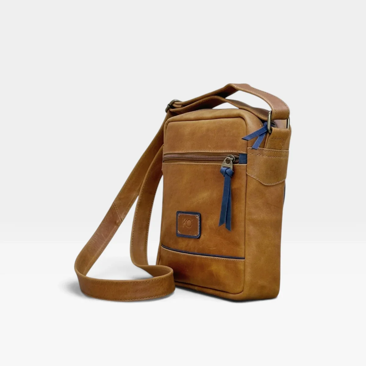 Bolso Manos Libres Cruzado en Cuero Genuino para Hombre — Diseño Minimalista - Imagen 5