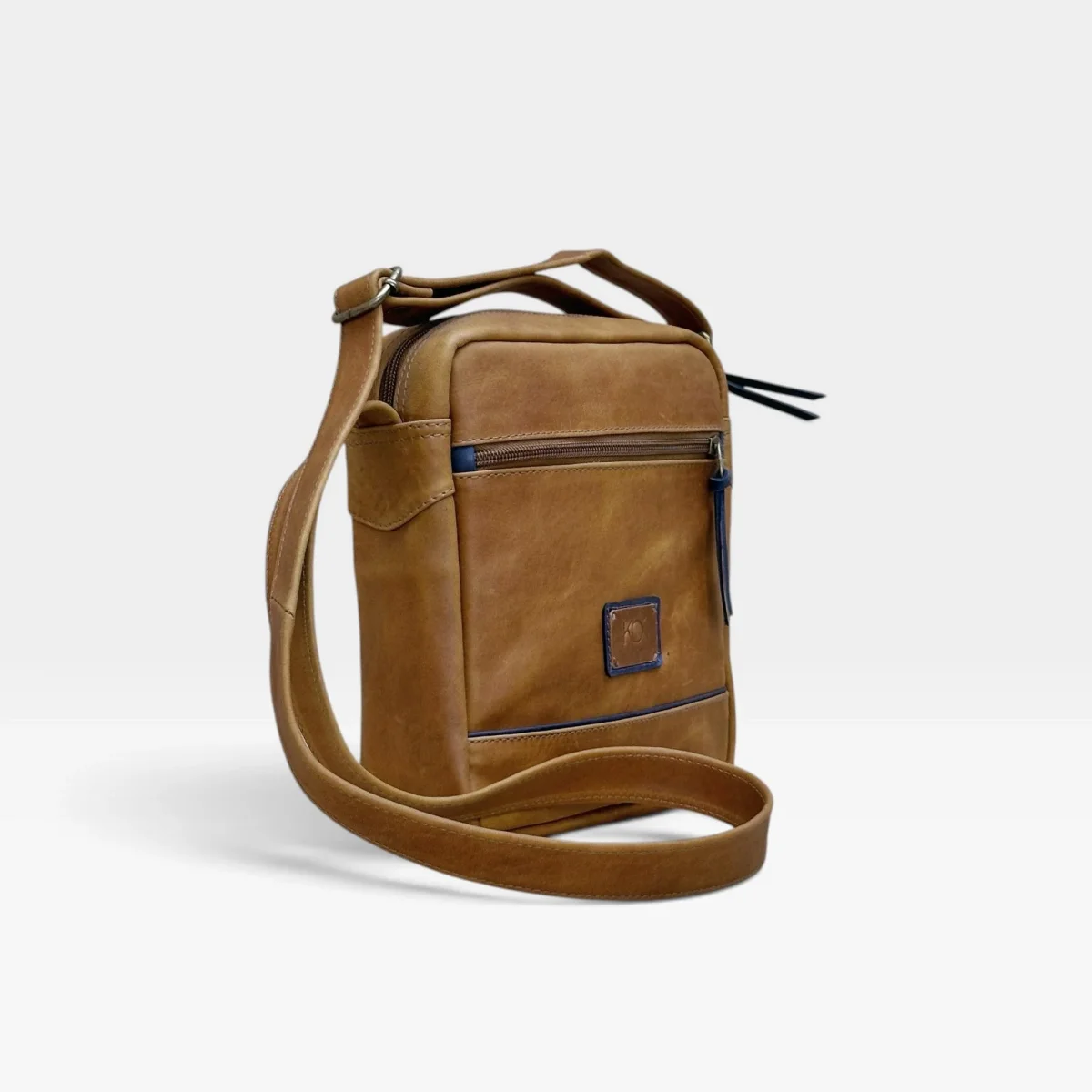 Bolso Manos Libres Cruzado en Cuero Genuino para Hombre — Diseño Minimalista - Imagen 3