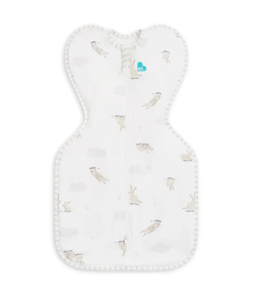 Swaddle Up Starter Set | 1,0 TOG | Blanco Nubes Conejitos | Blanco Soñador | Jaspeado Natural - Imagen 6