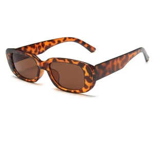 Lentes de sol estilo Vintage leopardo