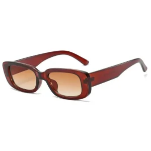 Lentes de sol estilo Vintage color café