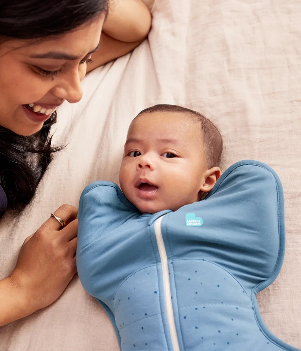Swaddle Up™ Saco de arrullo 2.5 TOG Algodón Azul tormenta Guijarros - Imagen 8