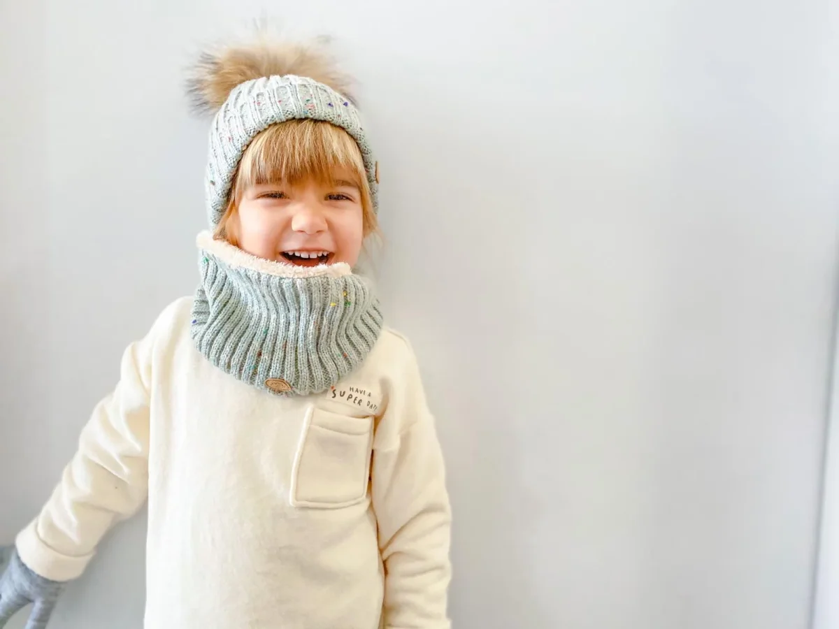 Gorro canalé jaspeado con pompones intercambiables - MONNUAGE - Imagen 5