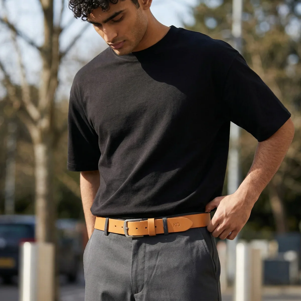 Cinturón Vintage de Cuero Genuino para Hombre 4cm – Estilo Atemporal - Imagen 3