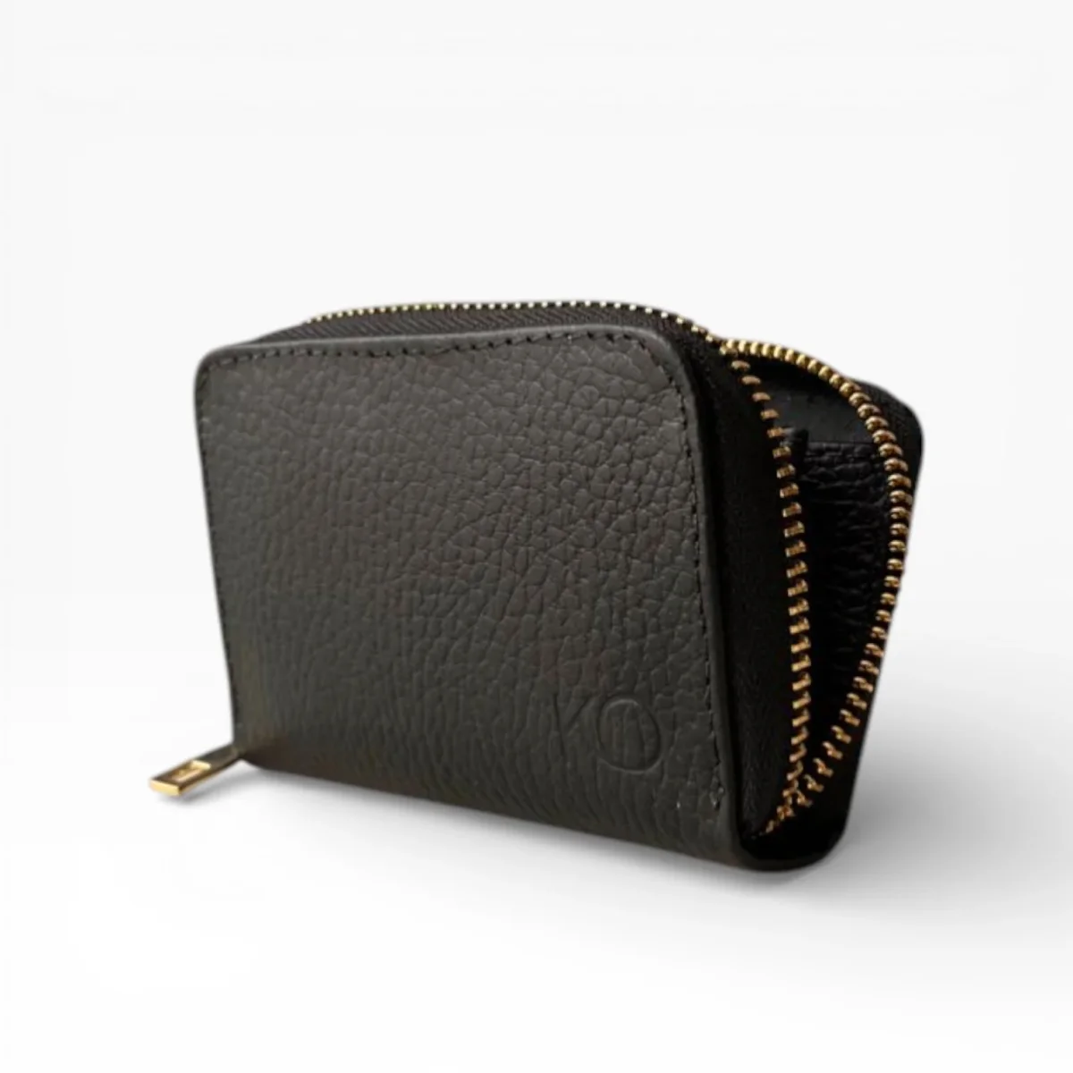 Billetera Minimalista de Cuero Vacuno para Mujer – Cierre Dorado Modelo Subtle - Imagen 6