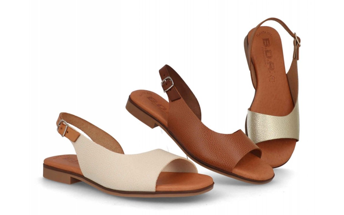 Sandalia de piel para mujer modelo 3005 cómoda y transpirable - Imagen 2