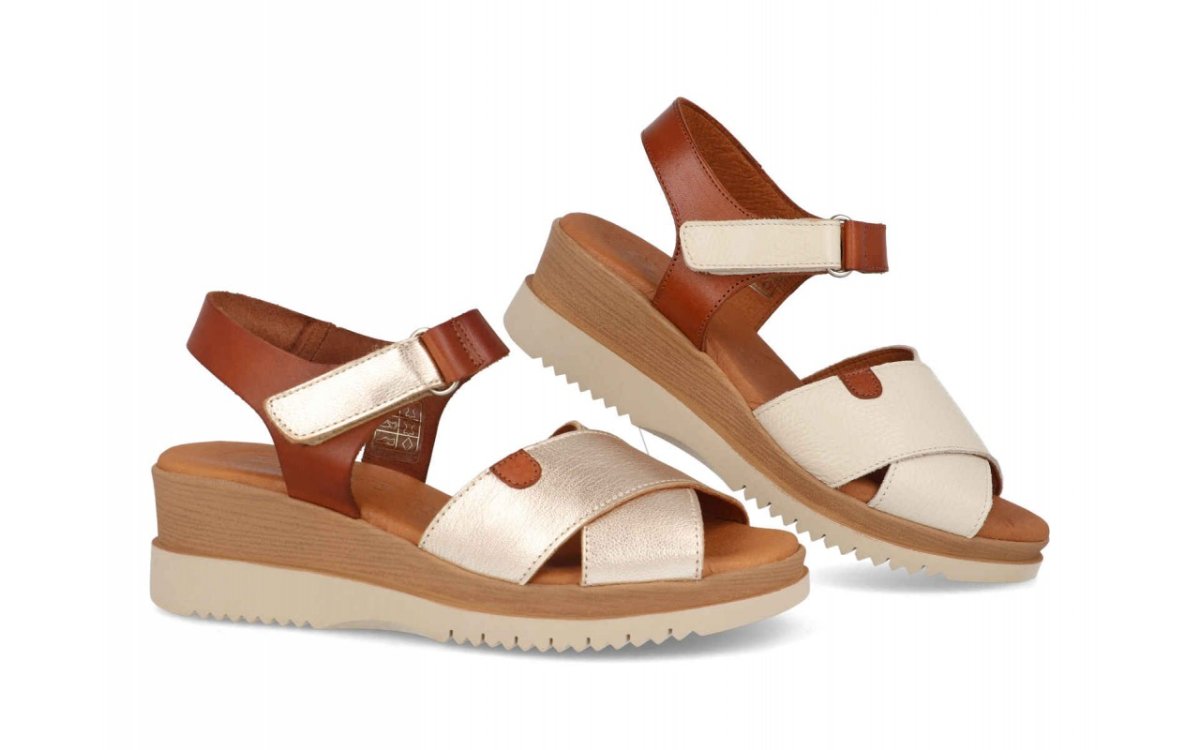 Sandalia de piel para mujer modelo 8000 - Imagen 4