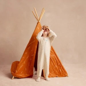 Pijama de Manga Larga 1.5 TOG Algodón Avena Ramitas
