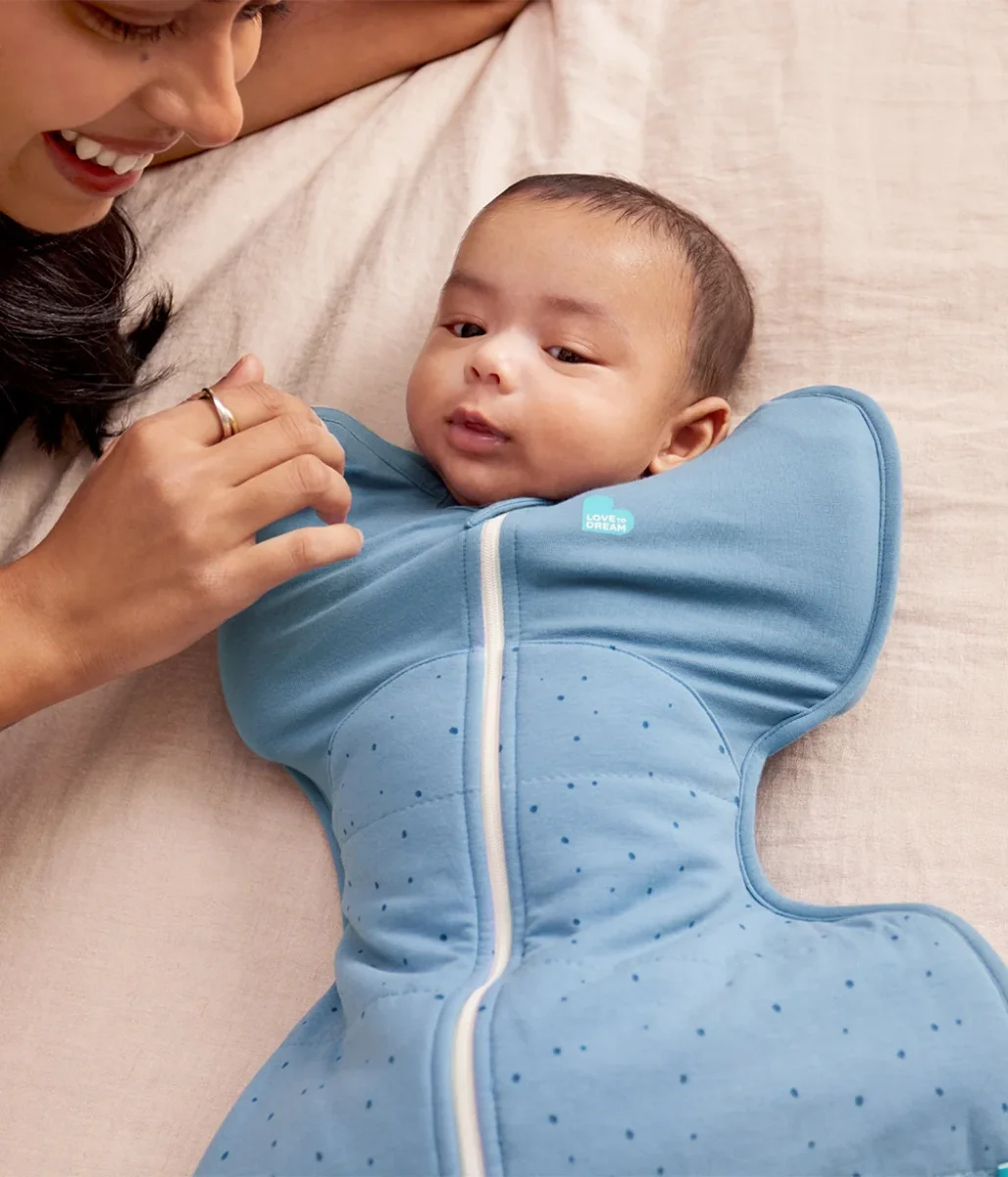 Swaddle Up™ Saco de arrullo 2.5 TOG Algodón Azul tormenta Guijarros - Imagen 6