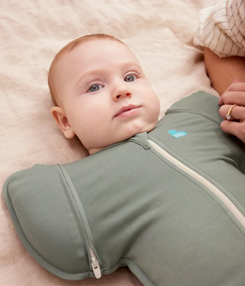 Swaddle Up™ Saco de Transición 1.0 TOG Algodón Verde Oliva Intenso - Imagen 7