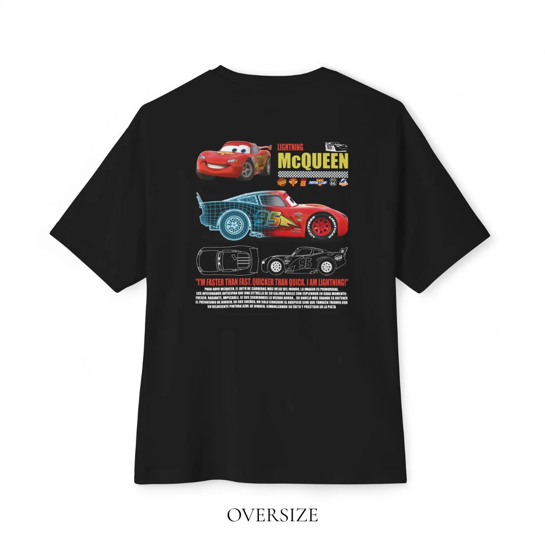 Playera Cars "Rayo McQueen" - Unisex - Imagen 7
