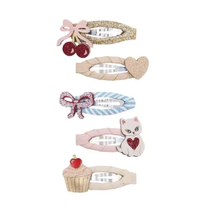 Clips Cerezas Corazón Lazo Gatito Helado-MIMI & LULA