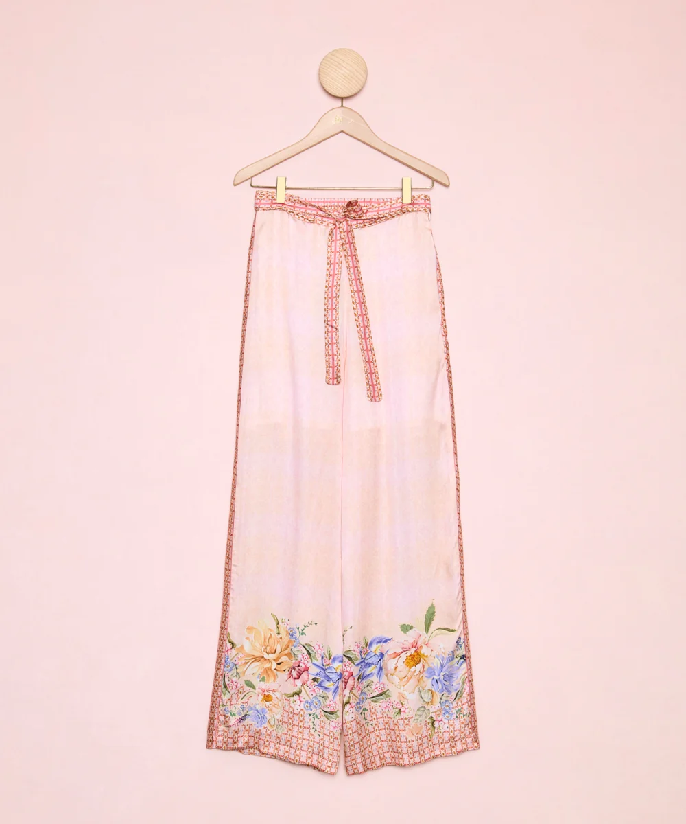Pantalón Rosa Flores