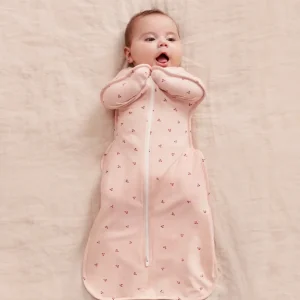 Swaddle Up™ Saco de arrullo 1.0 TOG Viscosa de bambú Rosa suave Cerezas