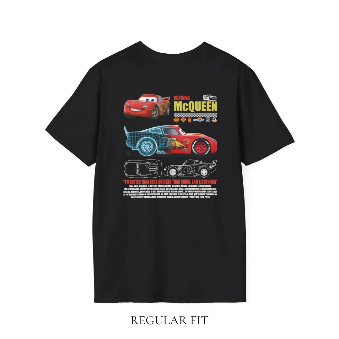 Playera Cars "Rayo McQueen" - Unisex - Imagen 3