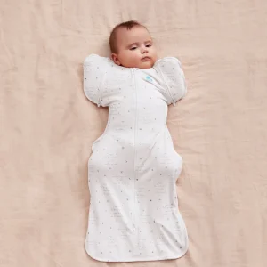 Swaddle Up™ Saco de dormir de transición 0.2 TOG Algodón Blanco Tú Eres Mío
