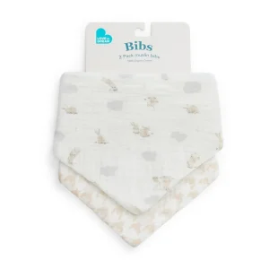 Baberos pack de 2 muselina Bianco Mini Nube Conejito