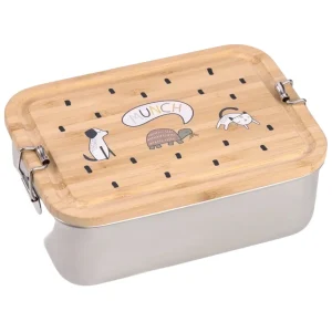 Fiambrera de Bambú Animalitos -LÄSSIG