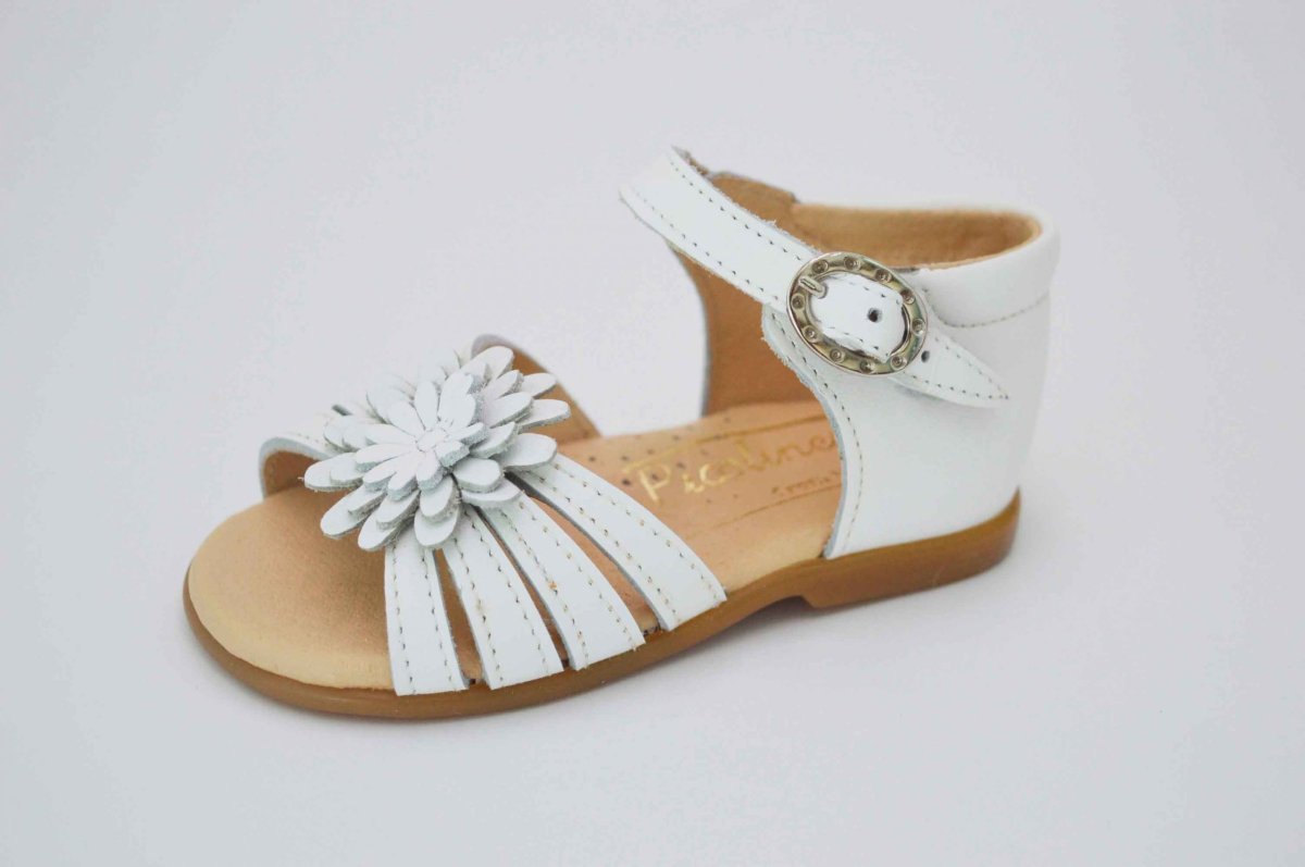 Sandalia flor talón cerrado - Imagen 3