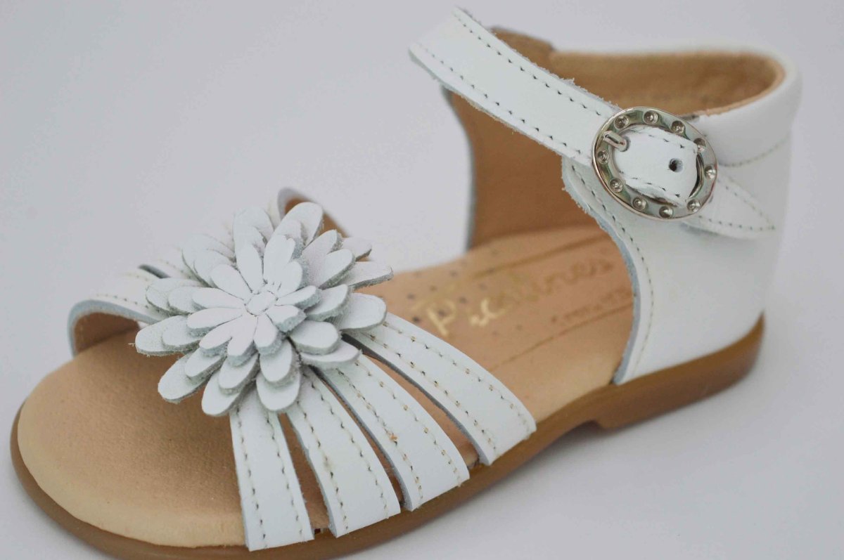 Sandalia flor talón cerrado - Imagen 4