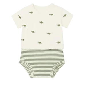 Conjunto Primera Puesta Manga Corta y Ranita Tortugas- MORE THAN BABIES