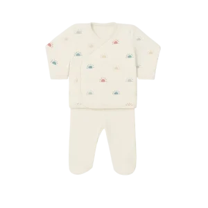 Conjunto Primera Puesta Soles Polaina Blanca- MORE THAN BABIES