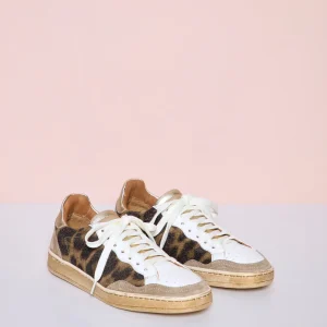 Sneaker Animal Print Oro Vintage