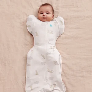 Swaddle Up™ Saco de dormir de transición 1.0 TOG Algodón Bianco Conejitos Nube