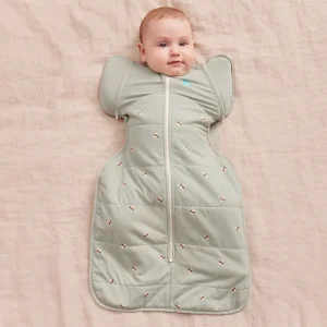 Saco de Transición Swaddle Up™ 2.5 TOG Algodón Olive Bees