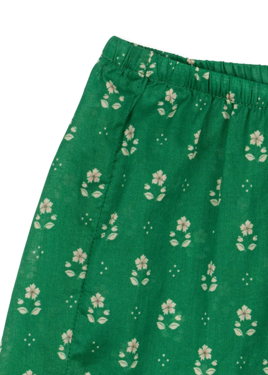 Pantalón Floral Verde -KONGES SLØJD - Imagen 9