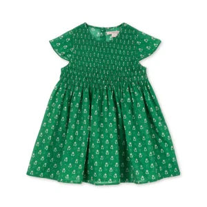 Vestido Floral Verde Cami -KONGES SLØJD