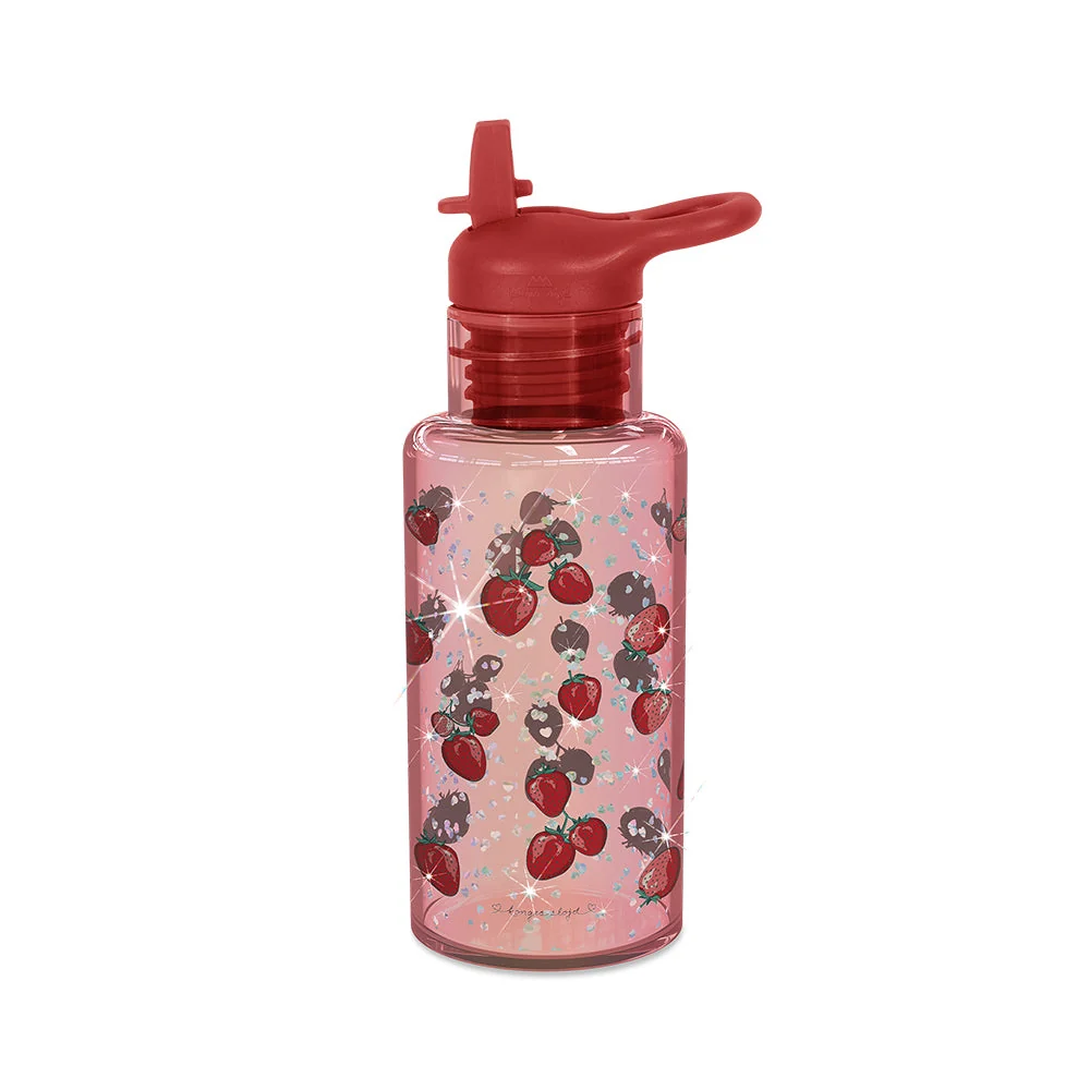 Botella con Purpurina Fresas 350 ml-KONGES SLØJD - Imagen 2