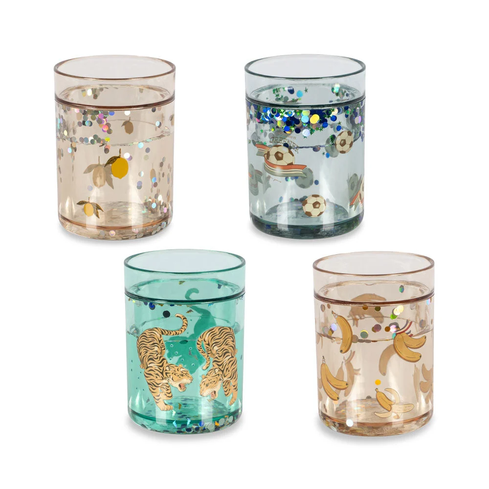 Vaso con Purpurina Azules Pelotas-KONGES SLØJD - Imagen 2