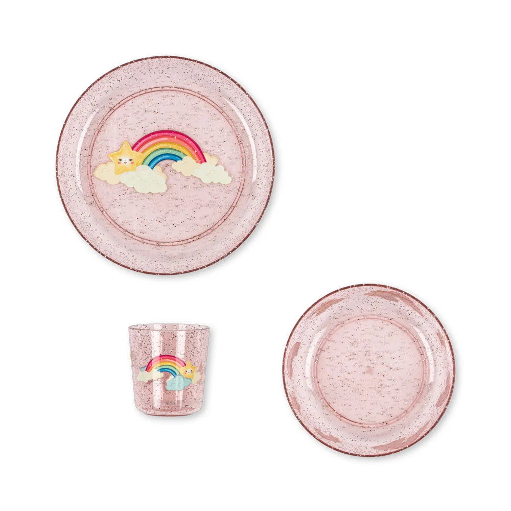 Vajilla Brillante Arcoíris- KONGES SLØJD - Imagen 2