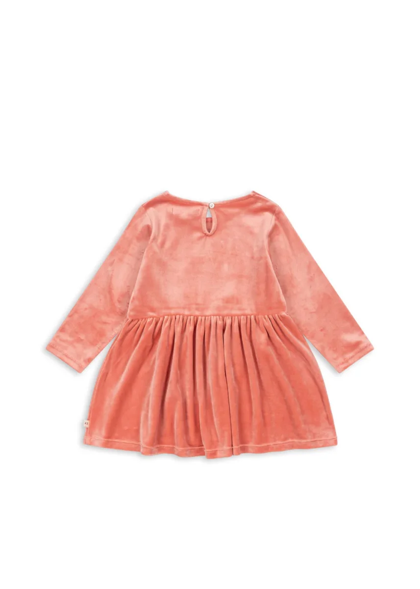 Vestido Terciopelo Venola Cerezas -KONGES SLØJD - Imagen 3
