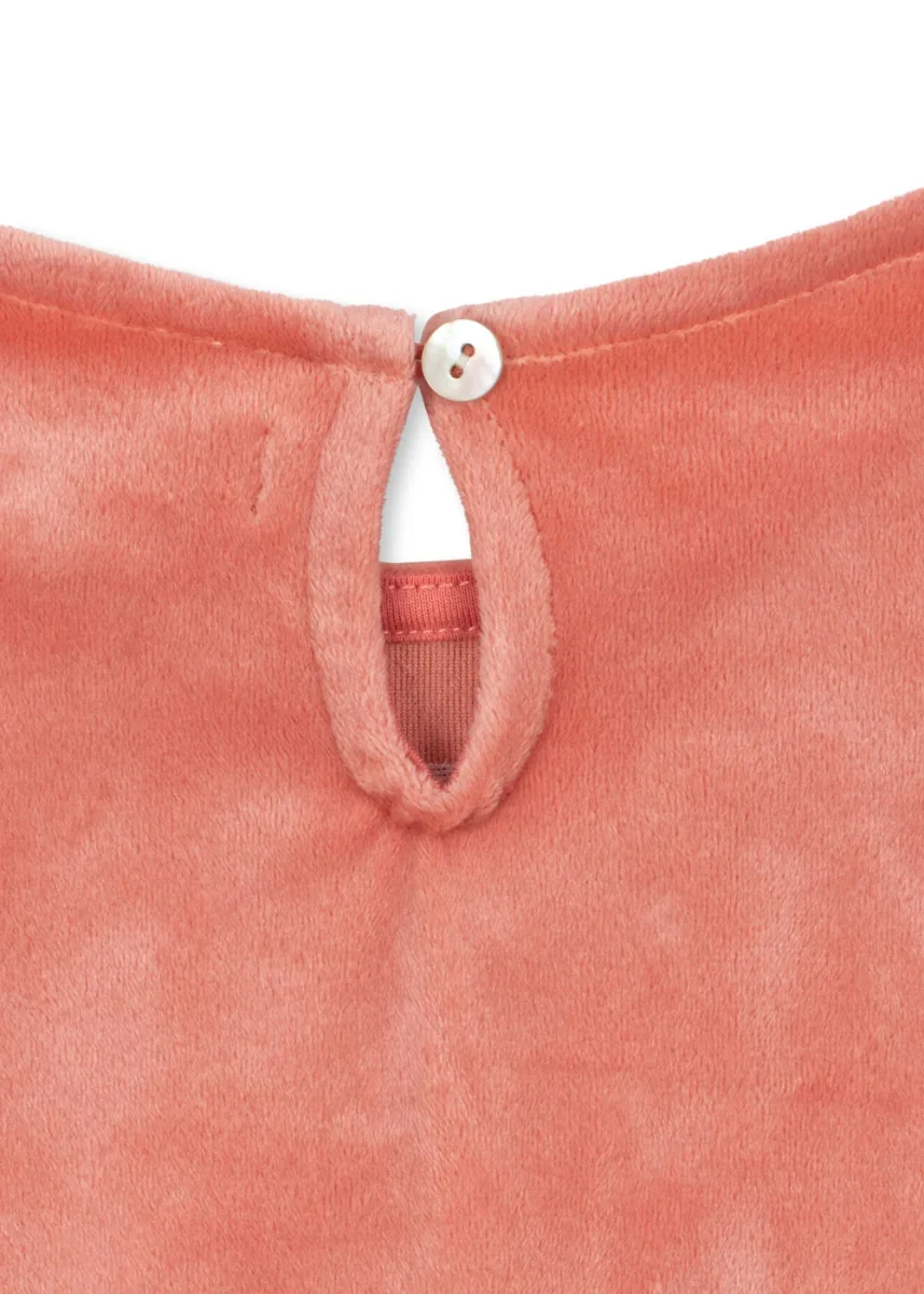 Vestido Terciopelo Venola Cerezas -KONGES SLØJD - Imagen 4