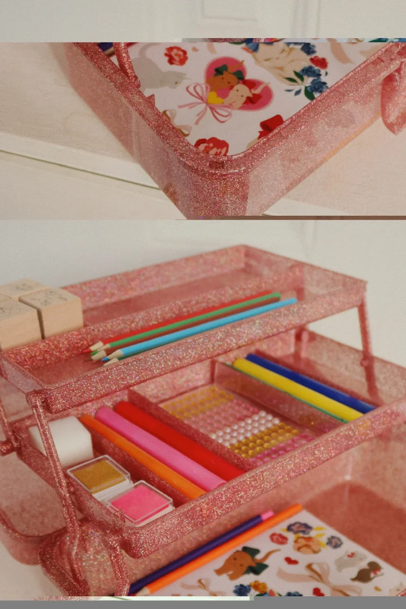 Caja de arte con purpurina-KONGES SLØJD - Imagen 5