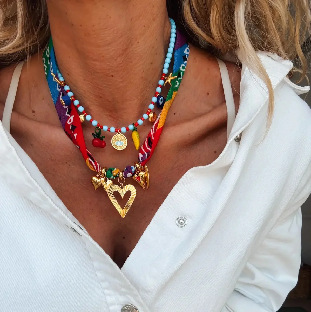 COLLAR CHARMS DE COLORES