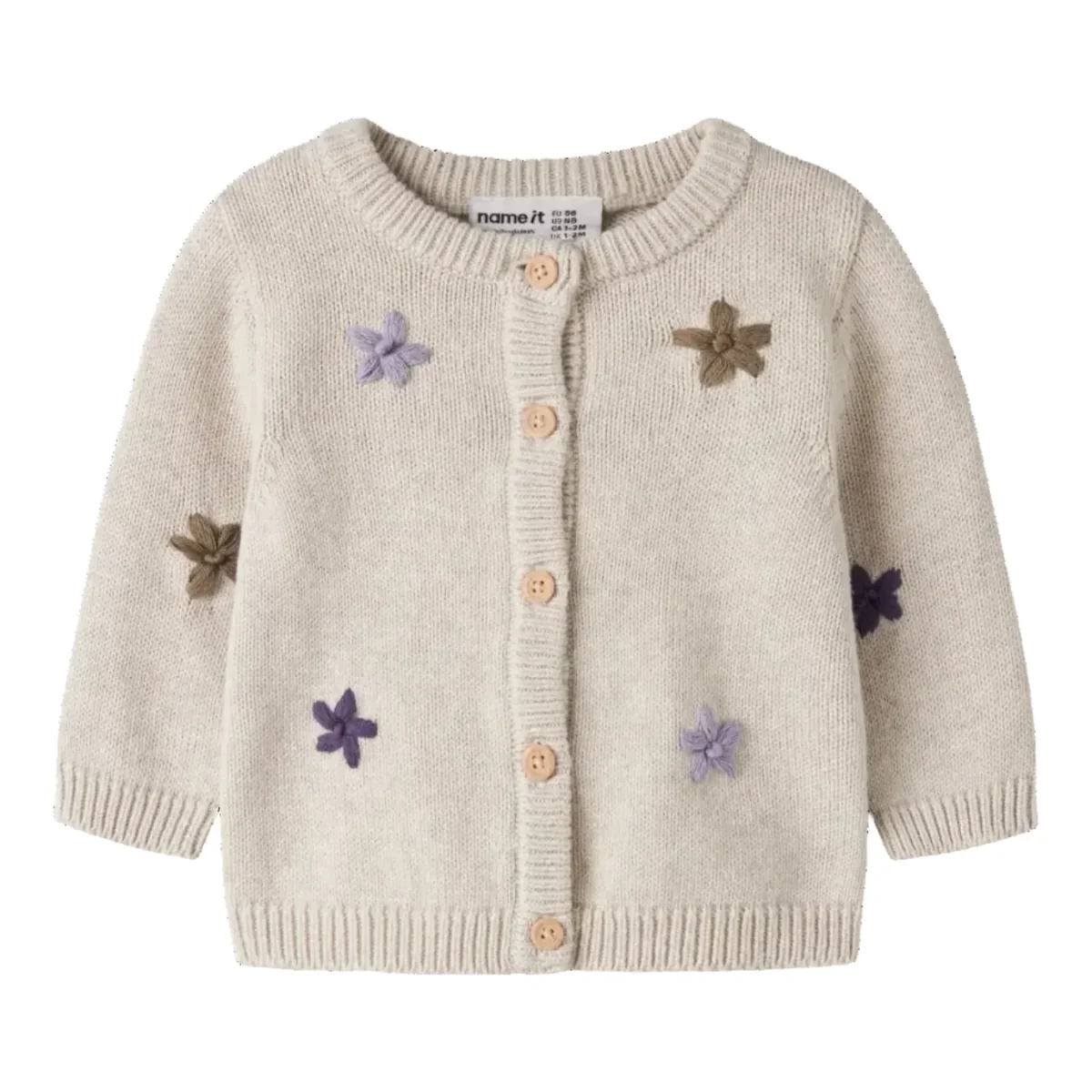 Chaqueta Punto Flores -NAME IT - Imagen 2