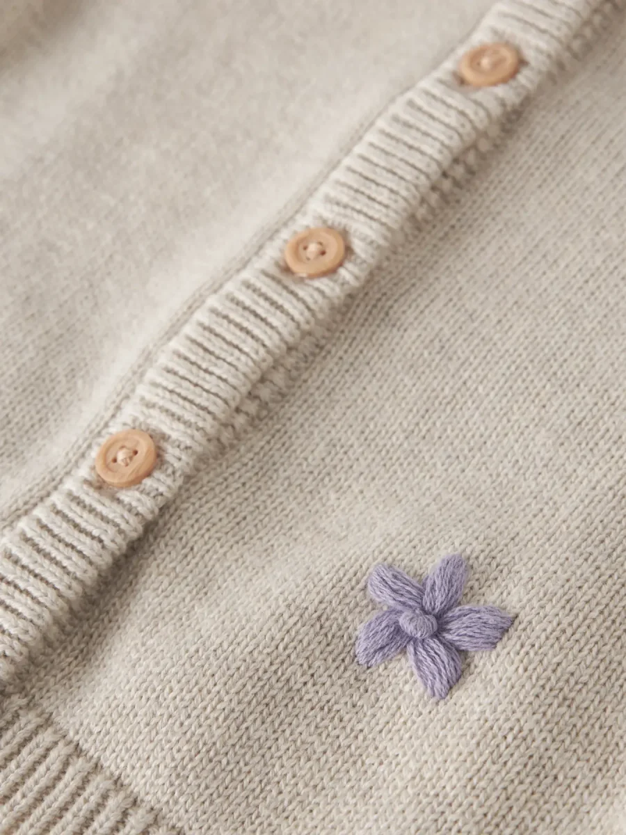 Chaqueta Punto Flores -NAME IT - Imagen 4