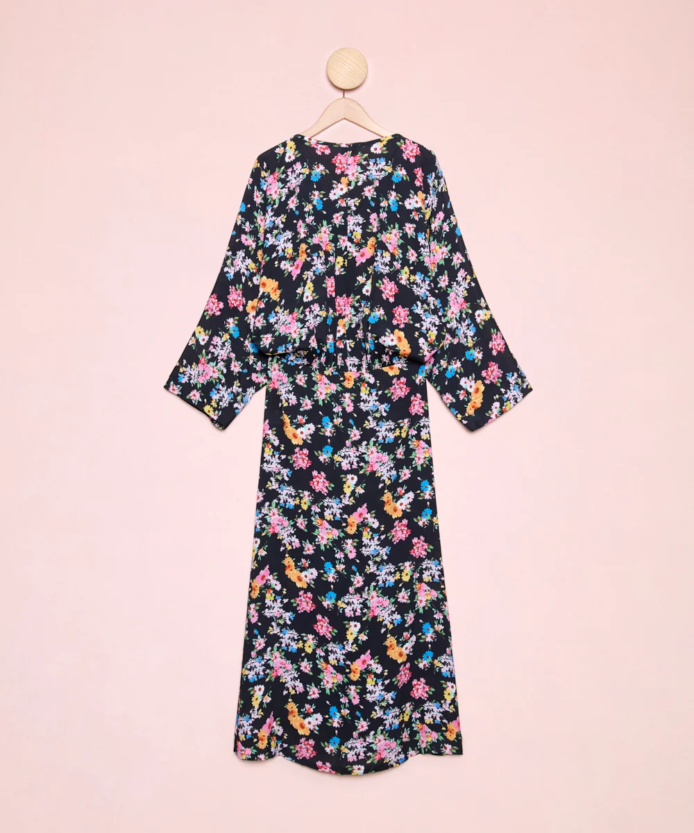 Vestido Carmel Dark Flowers - Imagen 3