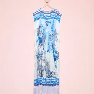 Vestido Kaftan Flores