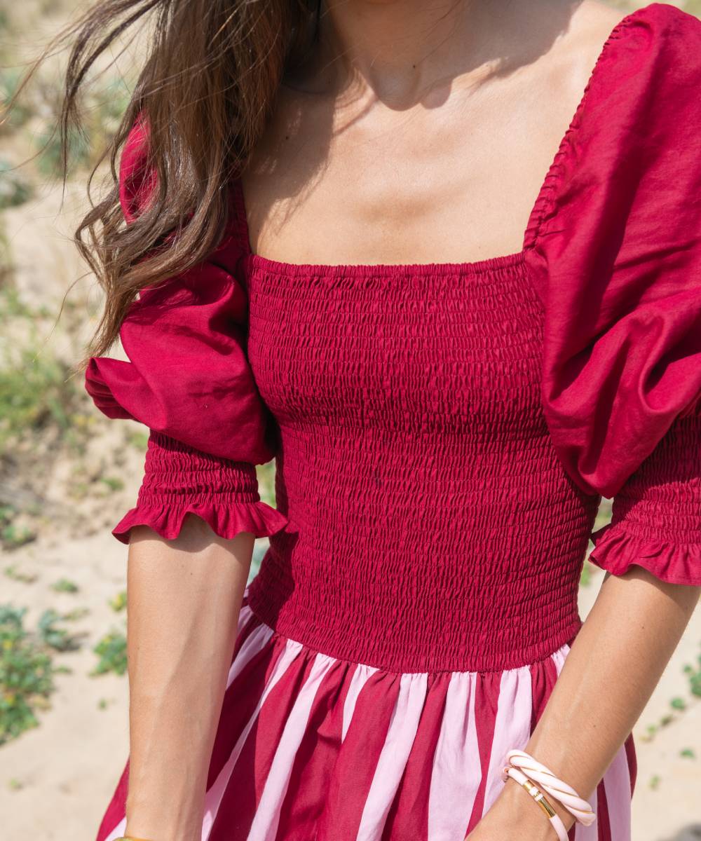 Vestido Puntal Pucker - Imagen 3
