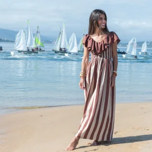 Vestido Puntal Ruffles