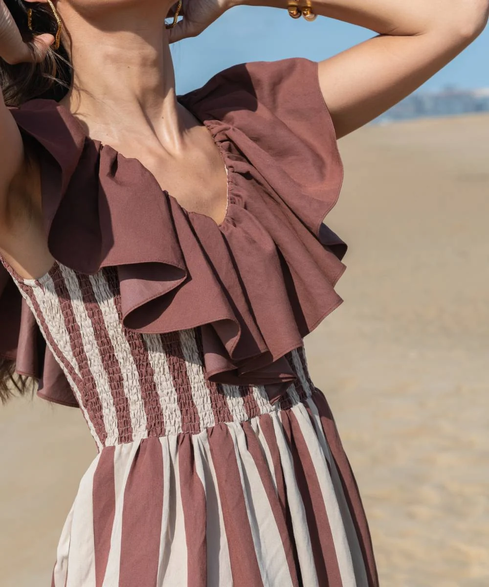 Vestido Puntal Ruffles - Imagen 3