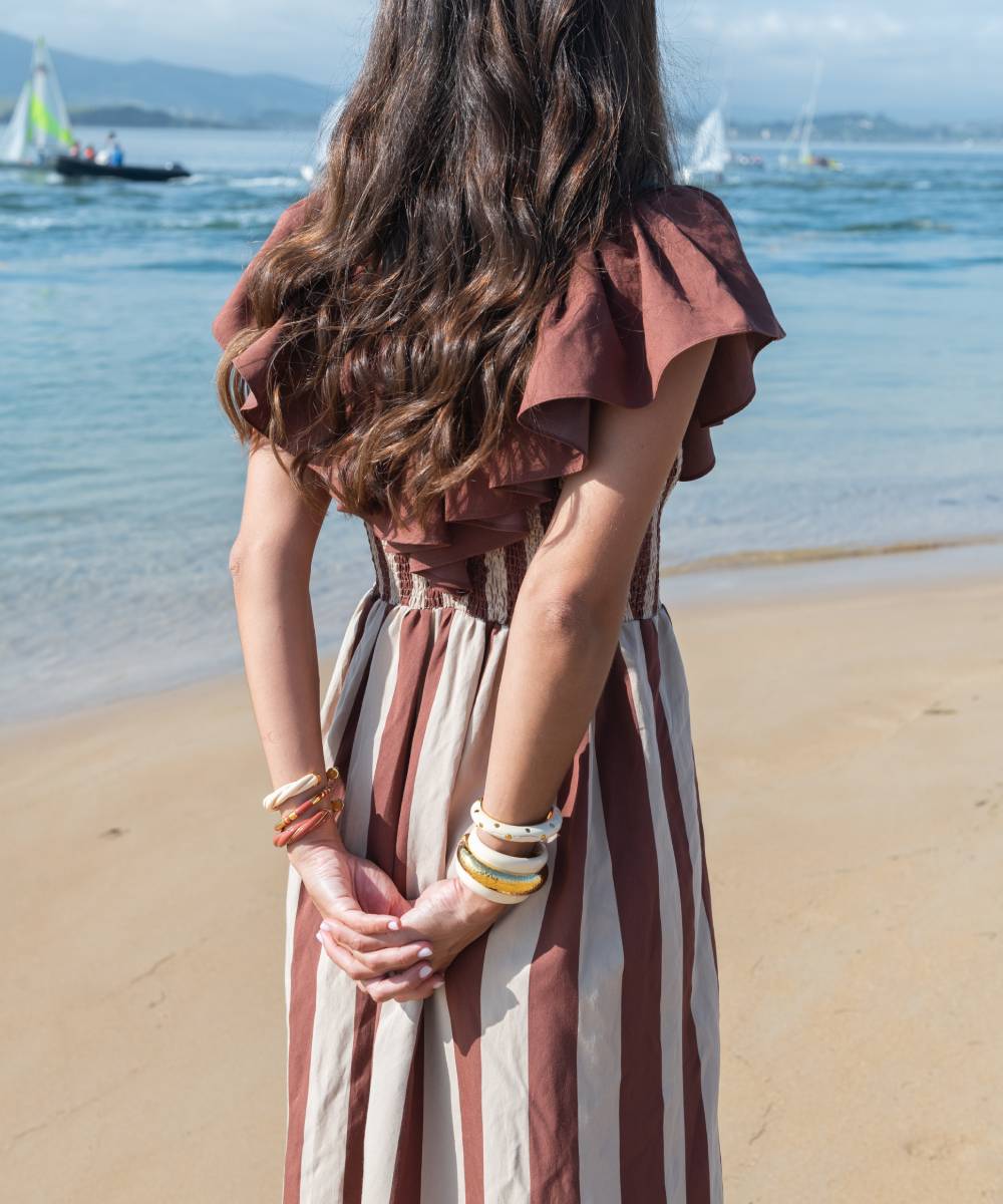 Vestido Puntal Ruffles - Imagen 4
