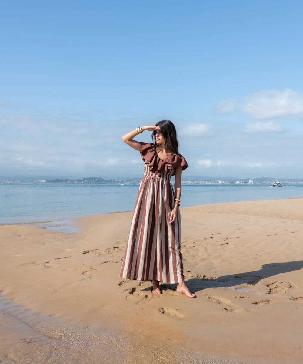 Vestido Puntal Ruffles - Imagen 5