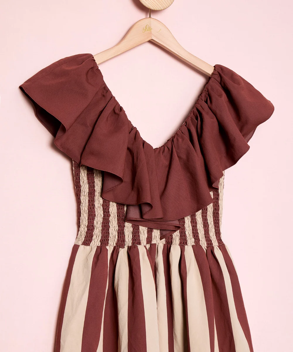 Vestido Puntal Ruffles - Imagen 6