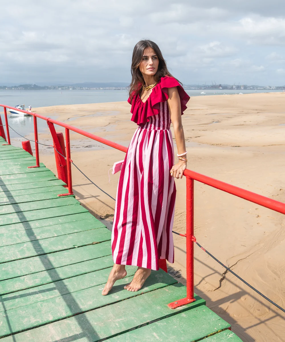 Vestido Puntal Ruffles - Imagen 9